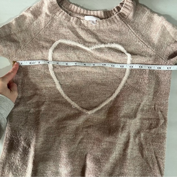 LAUREN CONRAD | Pink heart Valentine’s sweater - Picture 7 of 8